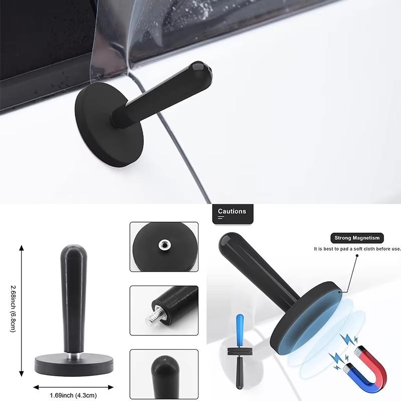 Window Tint Kit Car Wrap Tools with Felt Squeegee Utility Knife Shank Gasket Squeegee Vinyl Wrap Magnet Holder Kit Covering Tool