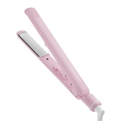 [AutumnWinter 2023 Limited] SALONIA Straight Hair Iron 24mm [Symphony Pink] With Heat Resistant Pouch SL-004SSP
