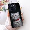 Für Motorola XT2601-2 Hülle Für Motorola Edge 70 Abdeckung Ästhetisch Mode Schmetterling Niedliche Katze Cool Bemalt Weiche Handyhülle
