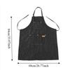 Lightweight Salon Working Clothes with Pockets Barber Cloth Wrap Denim Apron Uniform  Cooking