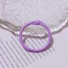 5/10pcs 30mm Colorful Metal Alloy Card Ring Key Binder Jump Ring DIY O Shape Keychain Keyring for Jewelry Making DIY Accessories
