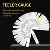 32 Blades Metric Feeler Gauge High Precision 0.04-0.88 Thickness Gages Gap Filler Feeler Gauges Woodworking Measuring Tool