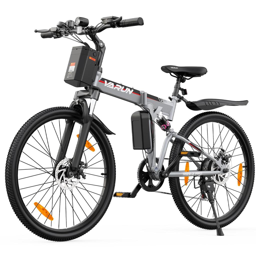 VARUN M26-3 PRO Skládací elektrické kolo, 48V 7,8Ah baterie, Plné odpružení
