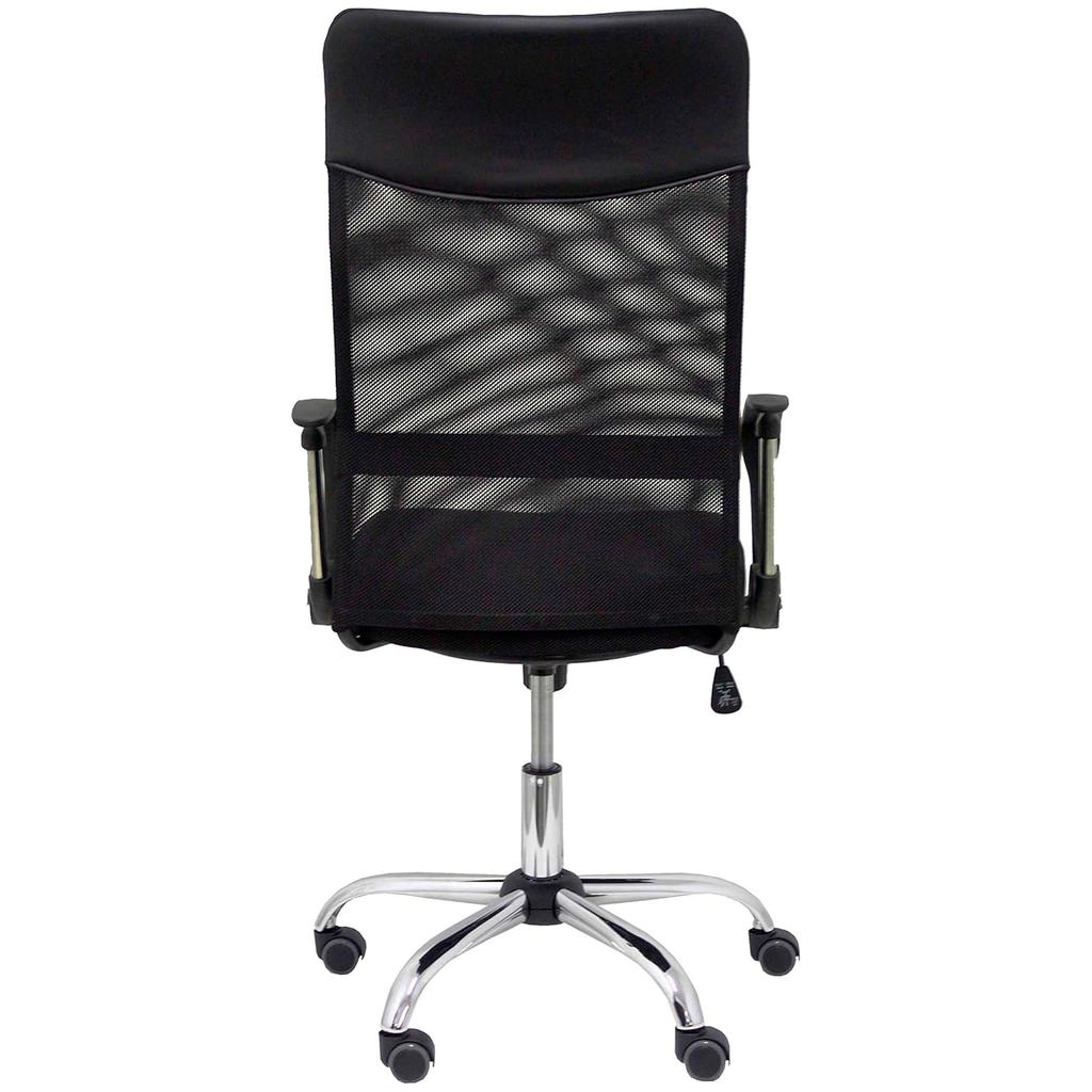 Silla Ergonómica Oficina Malla Nyana Tech | Respaldo Mallado| Reposacabezas Polopiel | Basculante