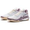 New Anta Cushioning, Wear Resistant Low Top Basketball Shoes Men's White Gray Purple 912531101Q-1