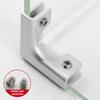 8pcs Tile Connector Clips Aluminum Corner Tile Joining Clip for Easy & Secure Tile Installation in Kitchens & Bathroom