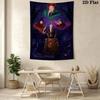 Hocus Pocus 3 Hour Tapestry Wallmounted Background Cloth Soft Christmas Gift Atmospheric Background Cloth