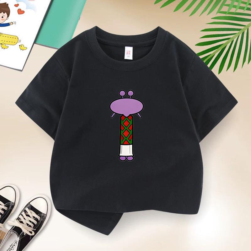 Dragon Ball Summer Childrens TShirt with DZ Letters Print Cute Casual Short Sleeve for Boys and Girls Suitable As A Gift