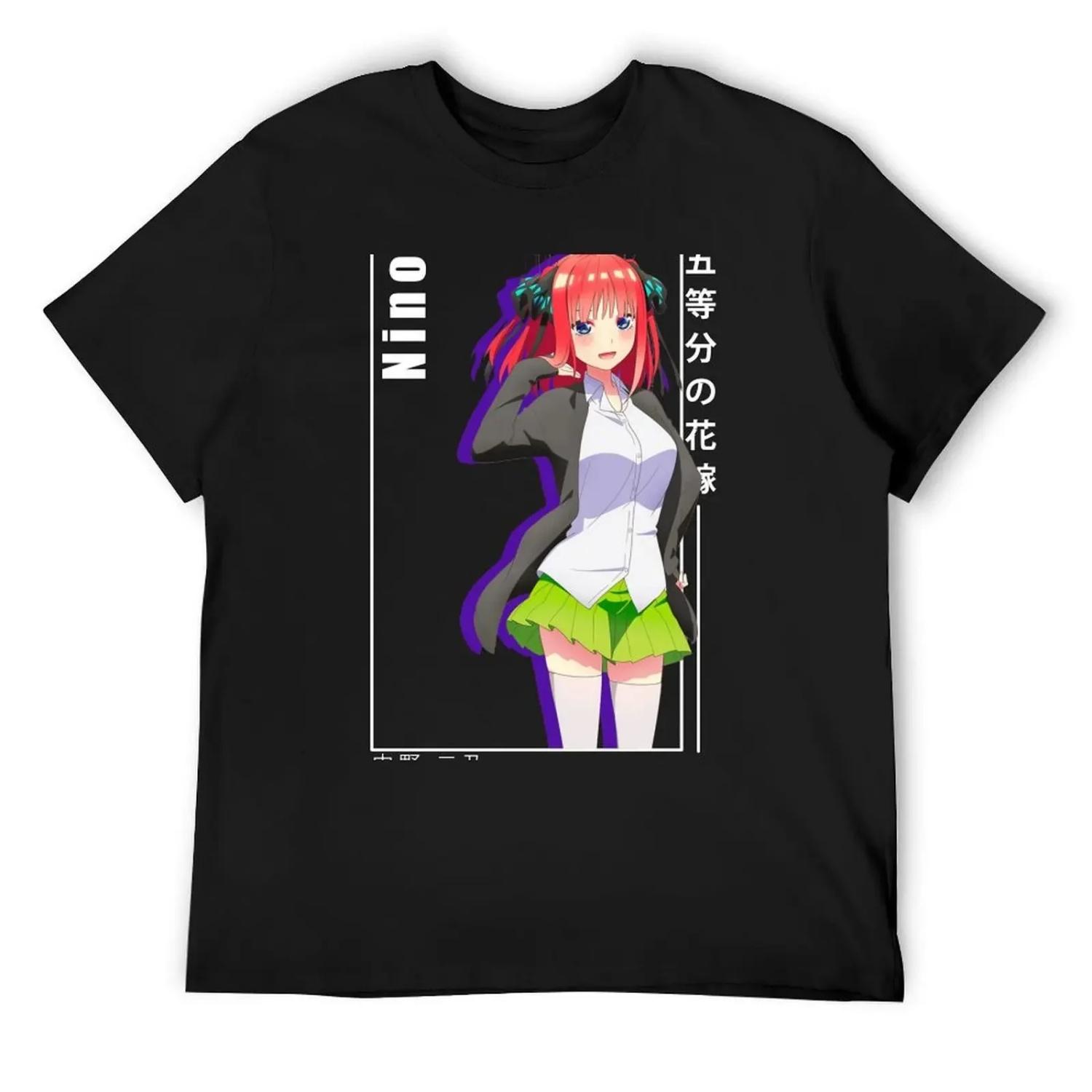 

Nino Nakano - 5 toubun no Hanayome T-Shirt hippie clothes man clothes t shirt men XXXXXL