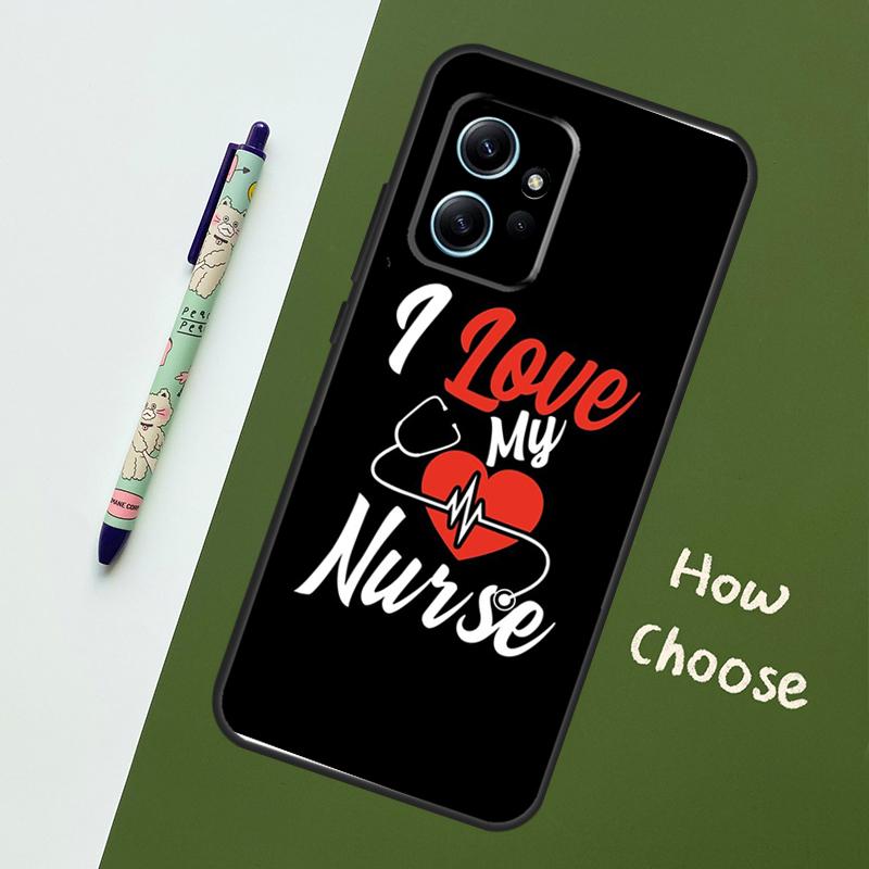 Nurse Medical Health Heart Case For Xiaomi Redmi Note 15 Pro Plus 14 13 10 11 12 Cover For Redmi 15C 15 13C 12C 14C 10C