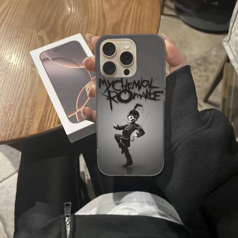 My Chemical Romance For Iphone 17 16 15 14 Plus 13 12 11 Pro Max Pro Luxury Stripe Phone Cases