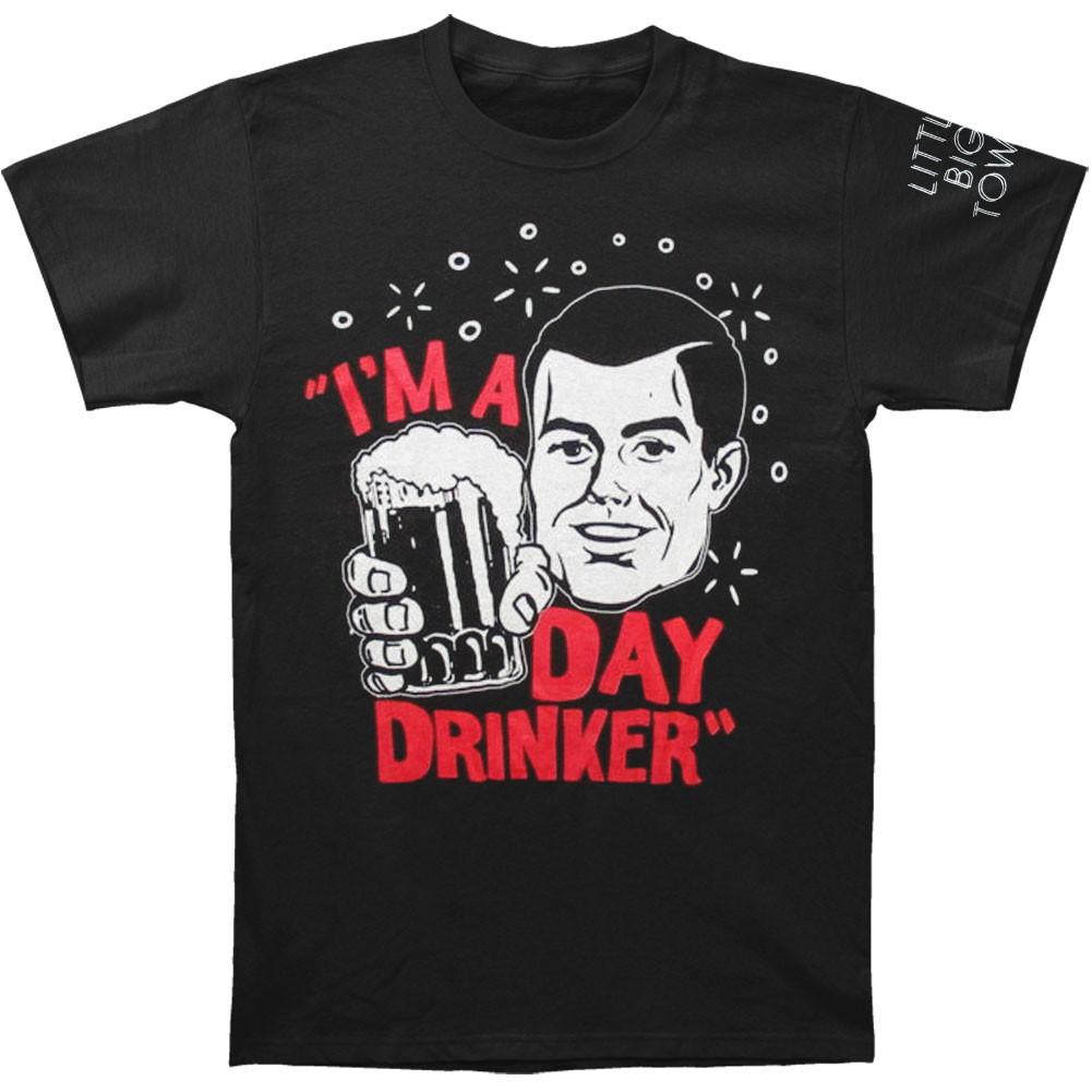 Men s Little Big Town Day Drinker Slim Fit T-shirt Large Black 4XL