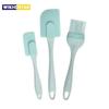 3Pcs Cream Scraper DIY Bread Cake Butter Spatula Mixer Oil Brush Kitchen Baking Tool Silicone Spatula Non-stick