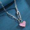 2024 Korean-Style Heart Clavicle Chain Necklace for Women
