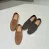 Tide brand flat-soled retro gold coin high-end loafers women's shoes 2025 new autumn versatile British style single shoes