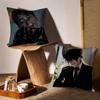 Cha E-E-Eunwoo Actor Cushion Cover Pattern Printed Pillowcase For Living Room Sofa Cushion Cover & Bedroom Decor