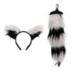 Raccoon Role-Play Costume Accessory with Contrasting Character Styling for Creative Costuming and Imaginative Pretend Play