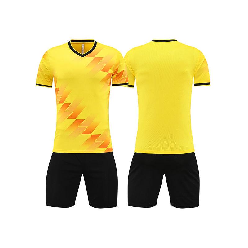 Short-sleeved Football Jersey Set Spot Printing Number Light Board Football Training Jersey Team Summer Game Jersey