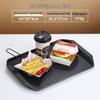 Zhaoran Commercial Wood Grain Rectangular Plastic Serving Tray