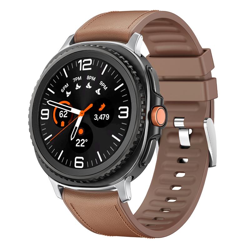 Offisiell lærreim uten mellomrom for Samsung Galaxy Watch 8 Classic 46MM rem for Galaxy Watch 8 40MM 44MM armbåndstilbehør