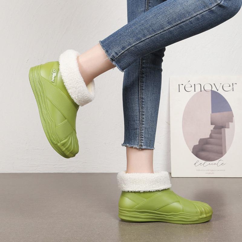 Shell Head Rain Boots Women's Fashion Outer Wear Short Rain Shoes Student Non-slip Waterproof Shoes Adult Versatile Rubber Shoes