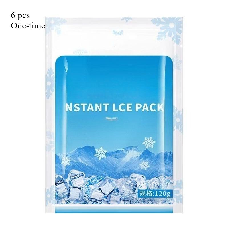 Disposable ice packs for physical cooling - instant cooling with a single squeeze, portable cold compress packs, no need for fr