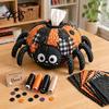 Creative Halloween Gift for Her Tissue Box DIY Sewing Kit, Theme, Patchwork Fabric Craft Retro Dark Home Decor Crafting Set, Handicraft Quilted Cover,