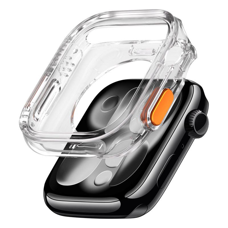 Protection Cover For Apple Watch Case 11 10 46mm 42mm Plated TPU Bumper Shell Accessories iWatch Series 10 11 Protective Cases
