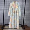 Womens Faux Fur Coat Longline Blazer Style Winter Warmth Streetwear Fashion