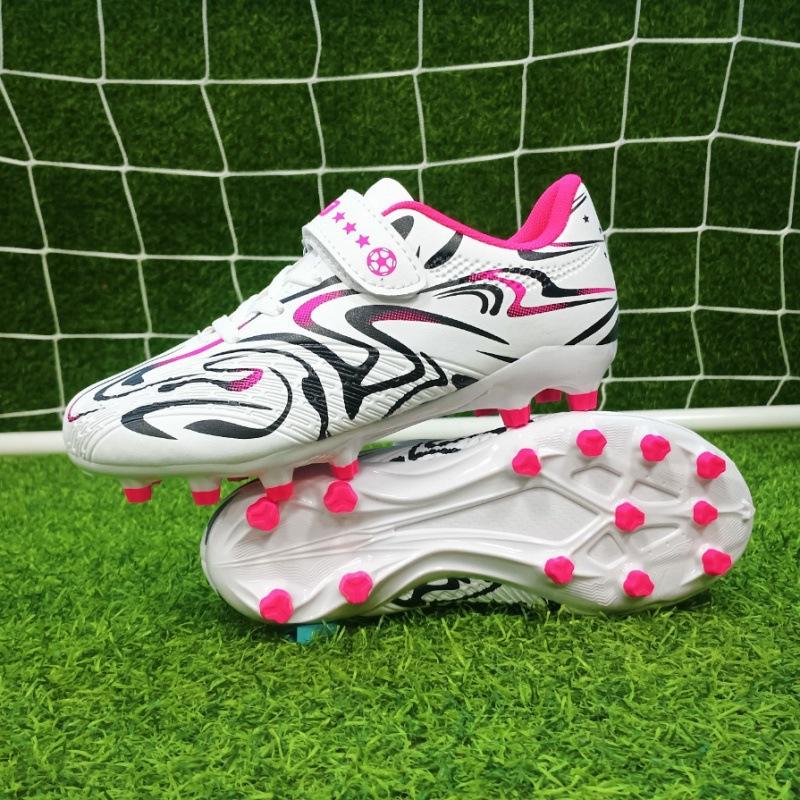 

Small size Velcro football shoes boys and girls game broken nails primary and secondary school students free lace-up professional training shoes 38