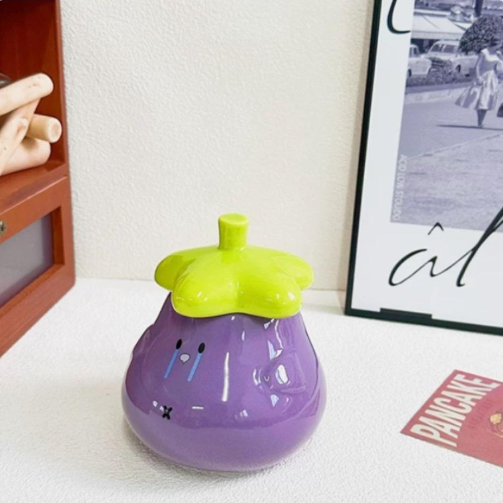 

Eggplant mug ceramic mug girl birthday gift Valentine s Day girlfriend 401-500ml