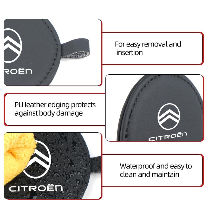 Car Coasters Water Cup Slot Pads Car Cup Holder Insert Mat For Citroen C3 C5 C1 C2 Berlingo Celysee Cactus Picasso Accessories