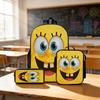 Spongebob Squarepants School Bag Children'S Backpack Fashion Large Capacity Lunch Bag Pencil Bag Three-Piece Set Bag Backpack