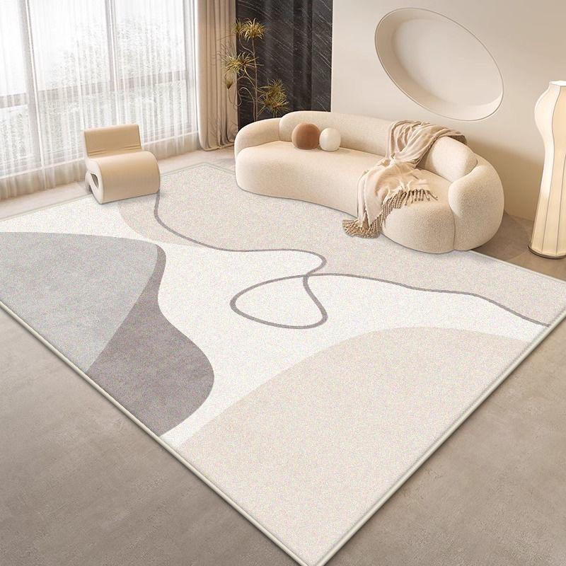Simple Style Living Room Carpet Modern Home Decoration Sofa Large Area Rug Bedroom Cloakroom Non-slip Soft Mat Floor Easy Clean