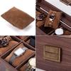 Reodoeer Wood Grain PU Watch Storage Watch Storage Collection Case for 10 Watches Case, Box,