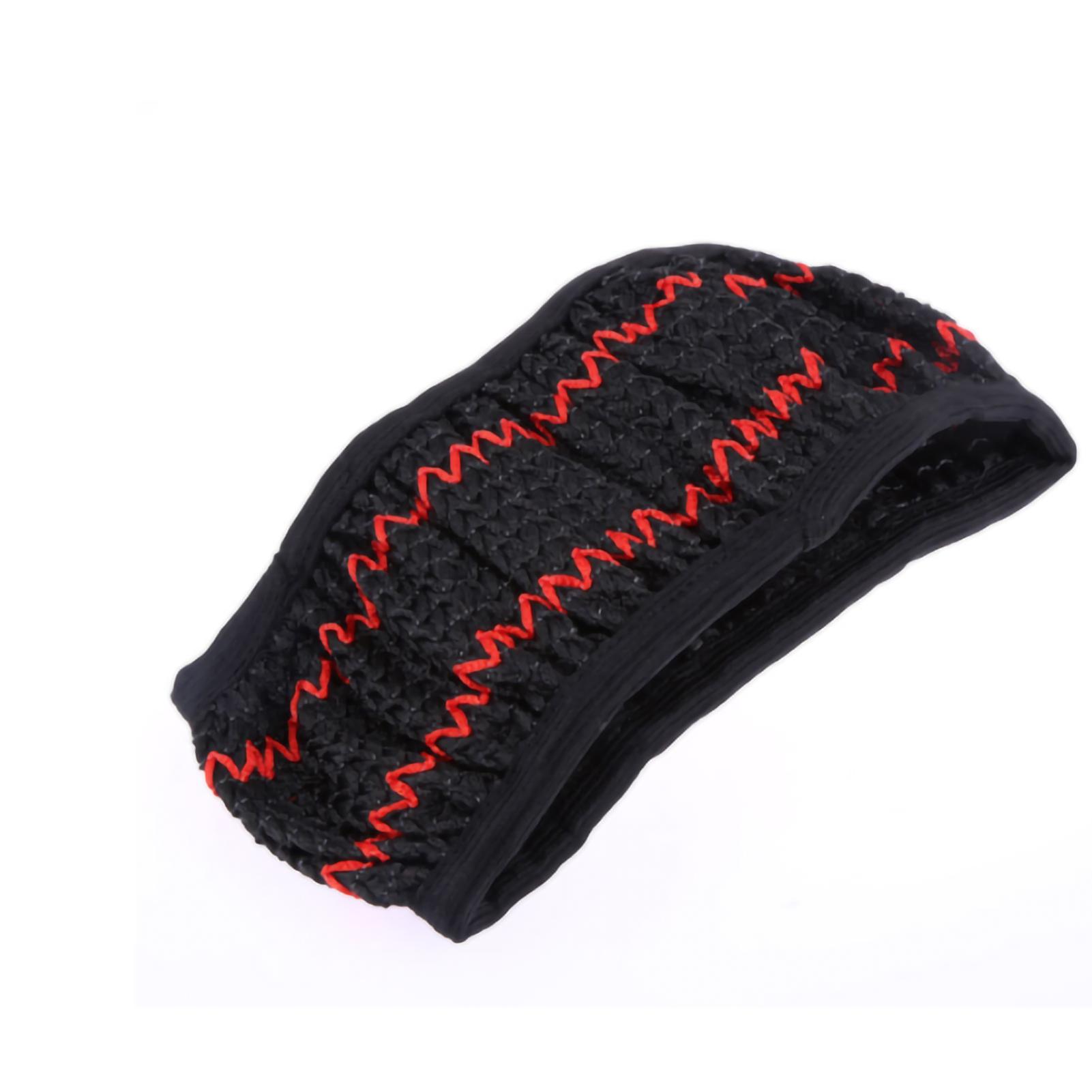 15in Car Steering Wheel Cover Nonslip Ice Silk Universal Protective Comfortable for Men Women Black