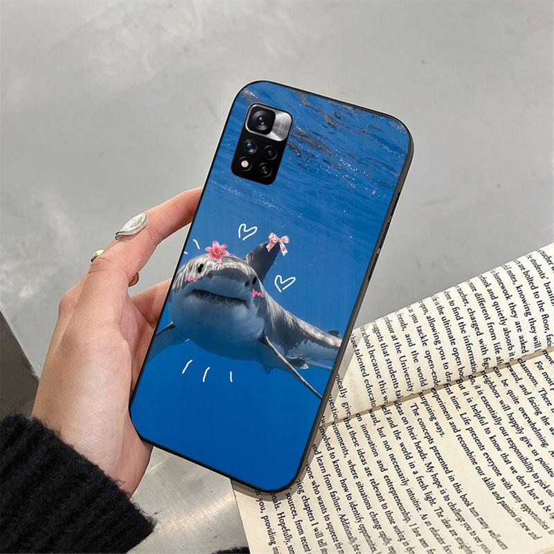 Phone Case For Xiaomi Poco C71 15T 14T Pro Redmi note 15 14 14 13 Pro Redmi A5 15C 13C Whale Shark