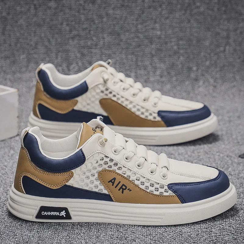 Adidași de vară cu plasă pentru bărbați 2024: Pantofi sport casual respirabili, versatili, ușori, la modă