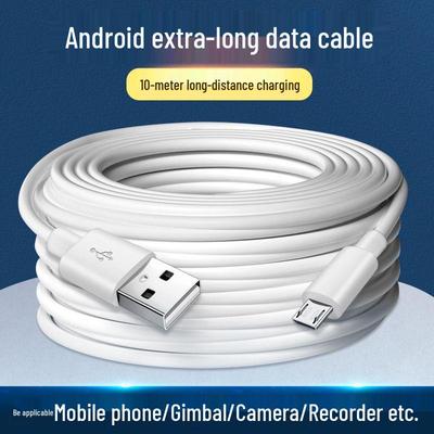 Extra-long Android Charging & Data Cable for Mobile & Xiaomi Camera, 3m - 10m Options
