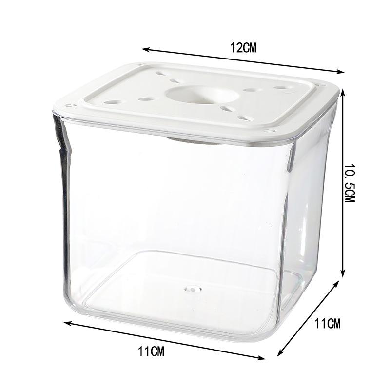 

Креативный ультрабелый квадратный аквариум для рыбки петушка для домашнего декора