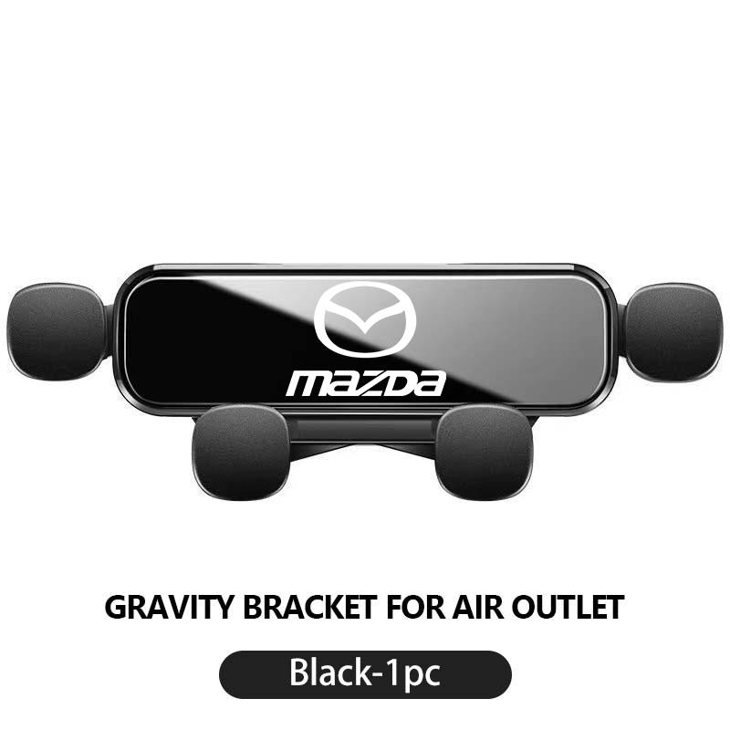 For Mazda Car Gravity Phone Holder GPS Stand Air Vent Clip Auto Accessories 3 6 CX5 2 CX3 CX9 MX5 RX8 Axela Demio Atenza MS