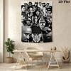 Rap Legends Visual Celebration Threepiece Set 1 Duvet Cover 2 Pillowcase Without Core Soft And Comfortable Christmas Birthday Gift