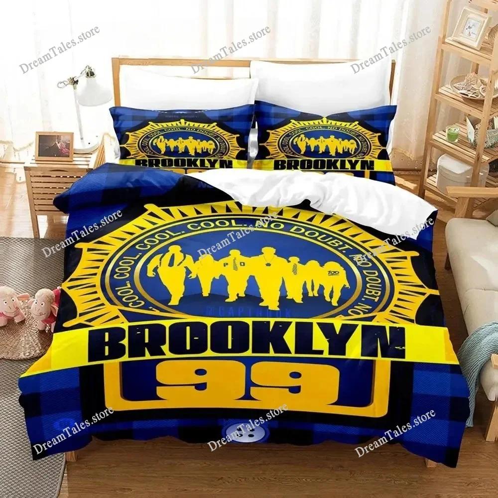 Brooklyn Nine-Nine Bedding Set Boys Girls Twin Queen Size Duvet Cover Pillowcase Bed Kids Adult Fashion Home Textileextile