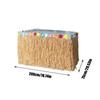 Table Skirt Package Hawaii Tassel Table Surround Simulation Festival Party Atmosphere Table Decoration Beach Atmosphere Decor