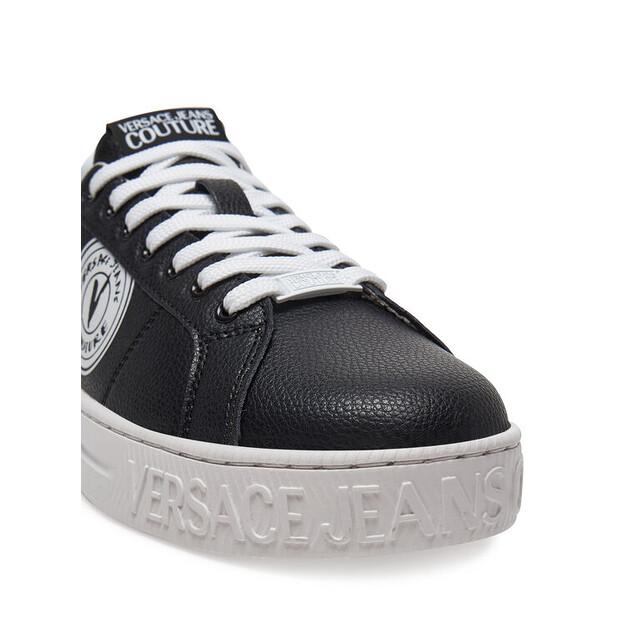 Мужские кроссовки Versace Jeans Couture 78ya3sk1 чёрные