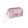 Travel Toiletry Bag Cotton Pearl Handle Cosmetic Bag Makeup Storage Bag Soft For Suitcase Travel Purse