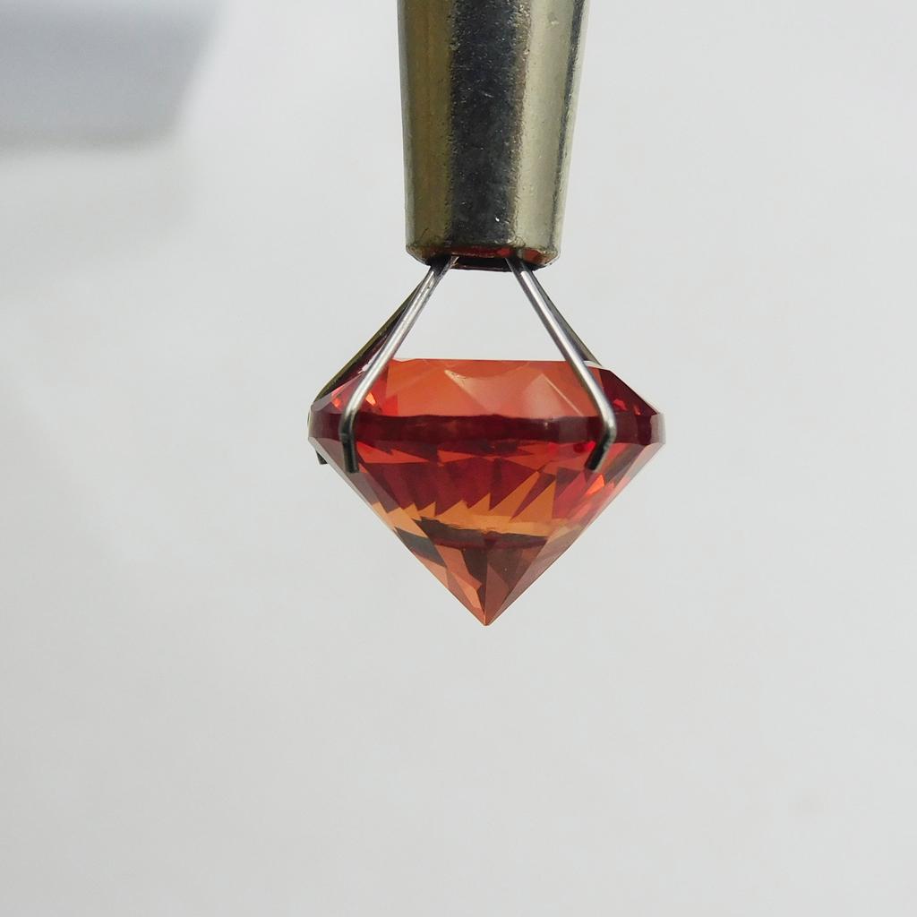 CERTIFIED Natural Orange Sapphire 6.90 Ct Round Cut Loose Gemstone Free Delivery P-61-sa