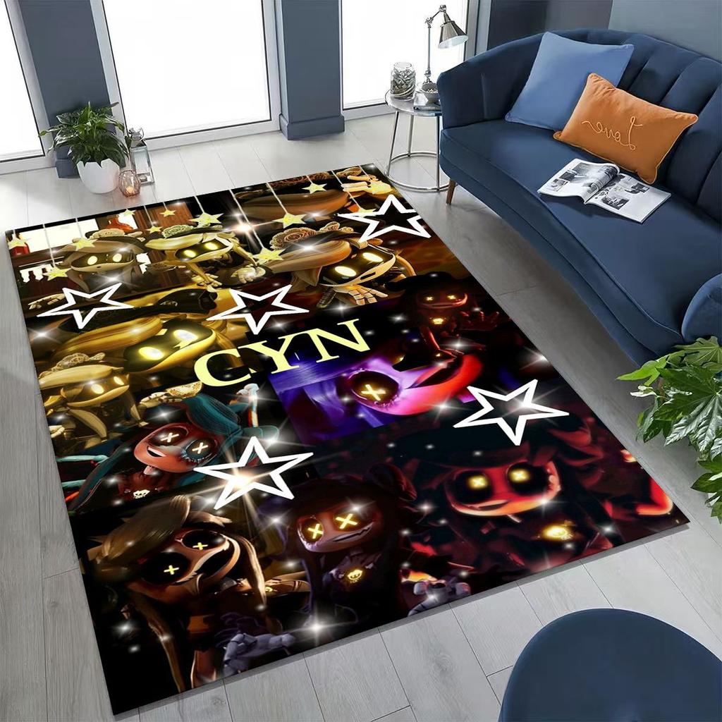 Cartoon Murder Drones Uzi Robot Art Rug for Bedroom Living Room Sofa Home Doormat Decor,Large Kids Play Non-slip Floor Mat