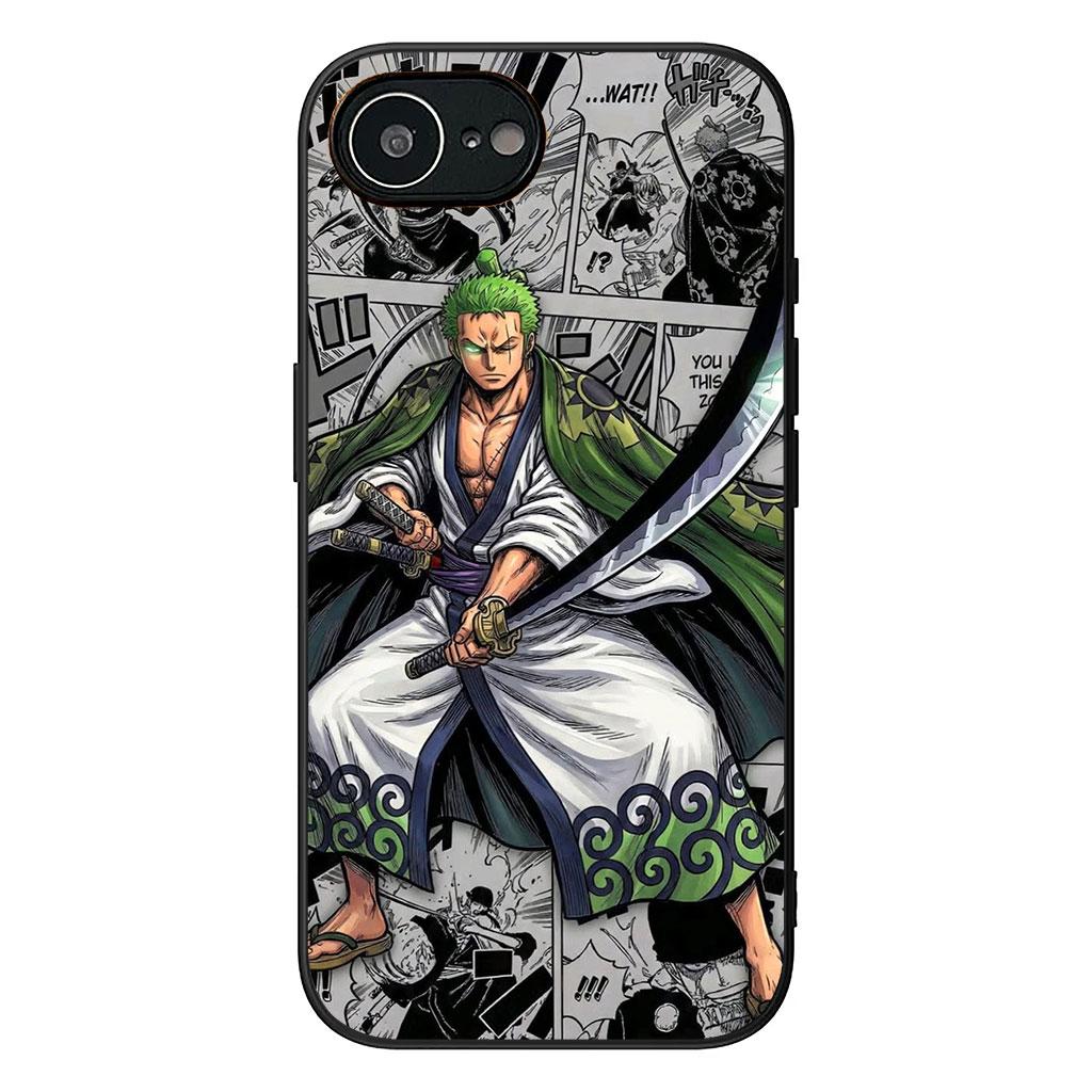 Luffy Anime One Roronoa Zoro Piece Case for Motorola Moto G04 G13 G14 G22 G23 G20 G32 G34 G35 G64 G82 G84 G53 G60 G72 E14 E15