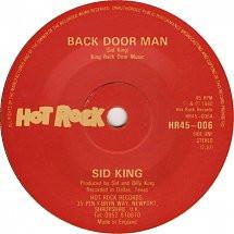 

7inch Record SID KING - Back Door Man HR45006 Hot Rock 1980 UK Rock Used